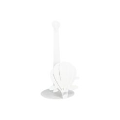 Porta Scottex Mongolfiera Brandani in metallo bianco. Elegante, resistente e decorativo. Aggiunge poesia e ordine alla cucina con un design unico.