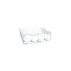 Portatovaglioli Mongolfiera Brandani in metallo bianco. Elegante, resistente e decorativo. Aggiunge poesia e ordine alla tavola con un design unico.
