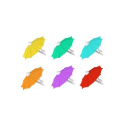 Segna Bicchieri Ombrellino 6pz BRANDANI. Colorati, pratici e perfetti per feste e aperitivi. Aggiungono allegria e riconoscibilità ad ogni drink.