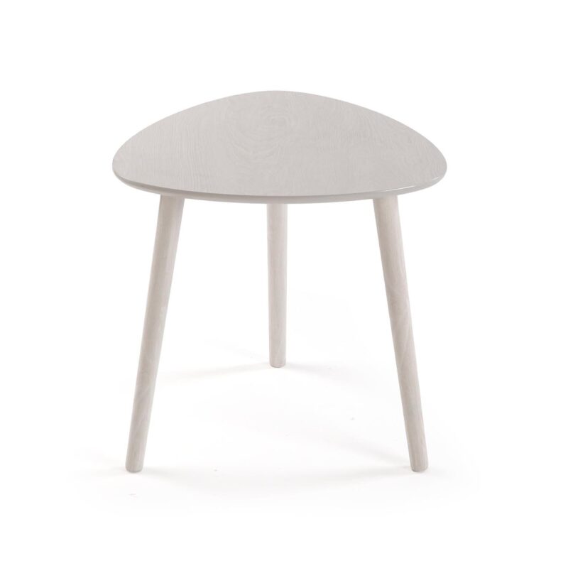 Alternative view of Set 3 Tavolini in Legno Bianco VERSA