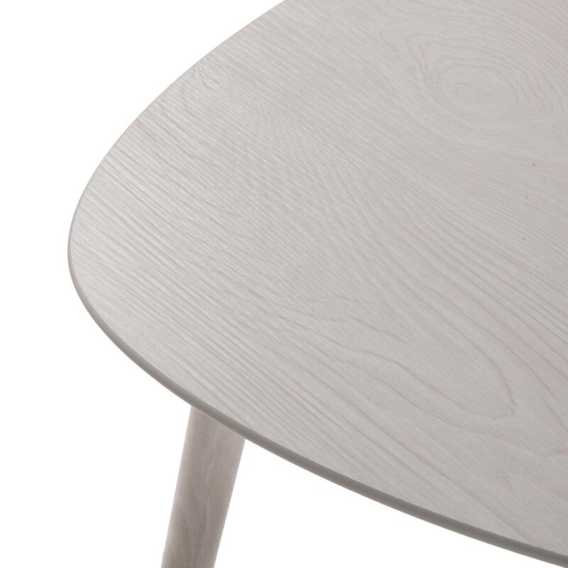 Set 3 Tavolini in Legno Bianco VERSA - immagine 3