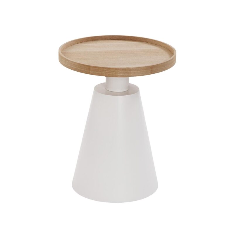 Tavolino da caffè in metallo e legno. Moderno, elegante e resistente. Perfetto per salotto, camera o ingresso.