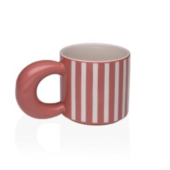 Alternative view of Tazza in Porcellana a Righe VERSA