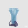 Vaso Flower Azzurro in Vetro 25 cm EDG: design floreale, vetro luminoso e dettagli artistici per decorare la casa con freschezza, colore e stile contemporaneo.