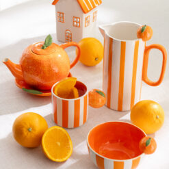 Alternative view of Mug a Righe con Frutti J-LINE