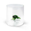 Bicchiere in vetro 250 ml con rana WD Lifestyle. Leggero, resistente e decorativo, perfetto per bevande calde e fredde o come oggetto d’arredo.