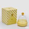 Candela Dot a Cupola Ginger Vaniglia EDG: design moderno, vetro colorato e profumo caldo di zenzero e vaniglia per un’atmosfera accogliente e raffinata.
