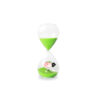 Clessidra in vetro con decoro coccinella WD Lifestyle. Durata 15 minuti, sabbia colorata e design decorativo, perfetta per casa, studio e idee regalo.