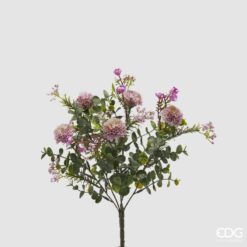 Cespuglio di dalia fucsia EDG: petali intensi, foglie naturali e volume ricco. Perfetto per decorazioni vivaci e composizioni moderne.