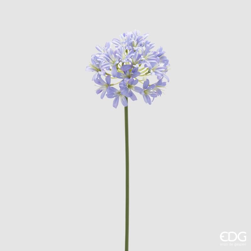 Agapanto artificiale EDG: infiorescenza sferica, petali lilla realistici e stelo modellabile. Elegante e perfetto per composizioni moderne.