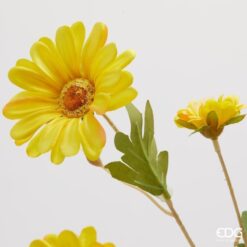 Alternative view of Fiore Artificiale Margherita Gialla 77cm EDG