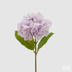 Ortensia artificiale malva EDG: infiorescenza voluminosa, petali realistici e colore elegante. Perfetta per composizioni romantiche e decorazioni moderne.