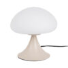 Lampada fungo grigio chiaro Present Time: design moderno e morbido, luce soffusa e atmosfera accogliente. Perfetta per comodini e soggiorni