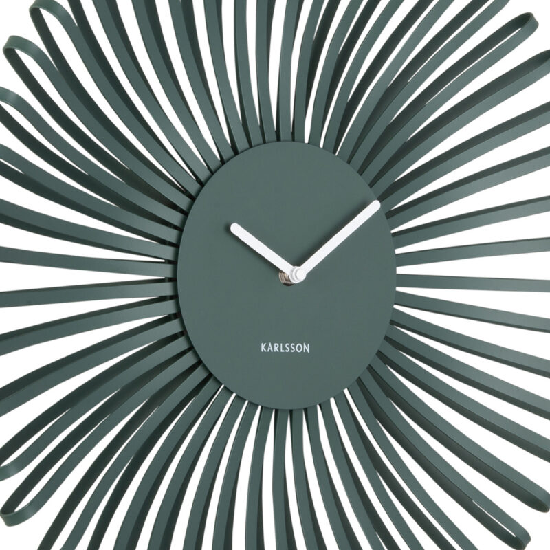 Orologio Polo in Metallo Verde 48cm PRESENT TIME - immagine 3