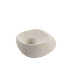 "Portacandela in ceramica bianco Light & Living: design elegante, luce calda e stile moderno per valorizzare ogni ambiente della casa."