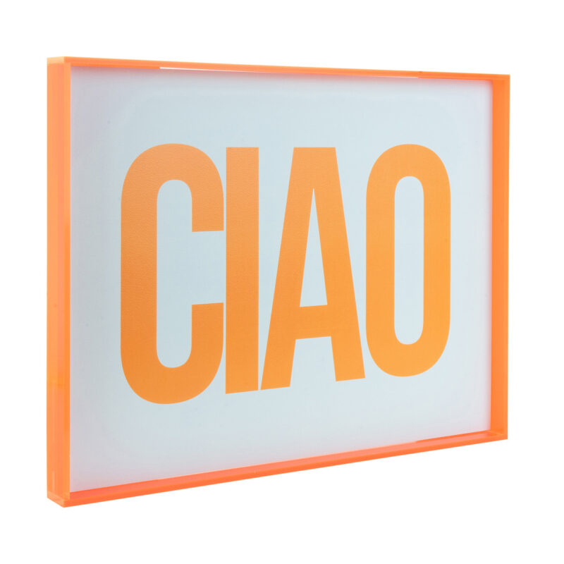 Quadro con Scritta Ciao PRESENT TIME - immagine 3