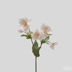 Ramo di elleboro EDG: fiore artificiale elegante e realistico, ideale per vasi, composizioni e decorazioni primaverili di qualità.