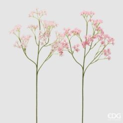 Gypsophila artificiale rosa EDG: fiori piccoli e realistici, ramificazioni leggere e volume naturale. Perfetta per bouquet romantici e decorazioni eleganti.