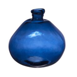 Vaso bolla blu in vetro Boutique Bastide: design moderno, forma morbida e colore intenso. Perfetto come oggetto decorativo o vaso per fiori.