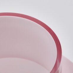 Alternative view of Vaso Bombato Rosa in Vetro 31cm EDG