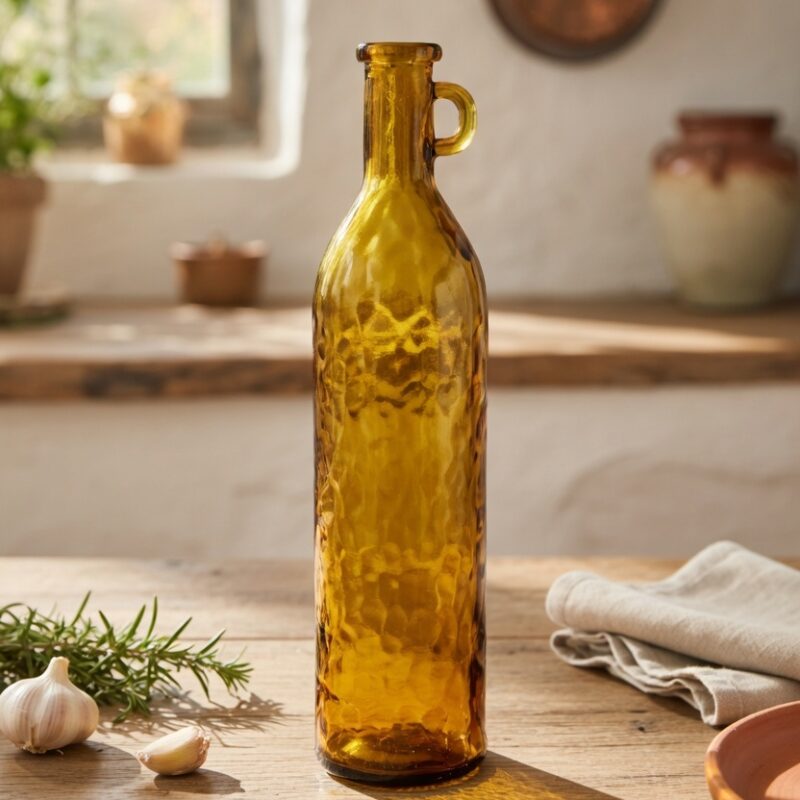 Alternative view of Vaso Bottiglia Ambra in Vetro 75cm J-LINE