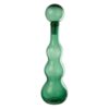Vaso bottiglia verde smeraldo J‑Line: design scultoreo in vetro, elegante e moderno, perfetto per decorare con stile ogni ambiente.