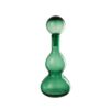 Vaso bottiglia verde smeraldo J‑Line: design scultoreo in vetro, elegante e moderno, perfetto per decorare con stile ogni ambiente.
