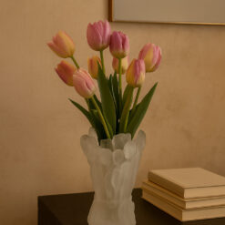 Alternative view of Vaso Tulipano in Vetro Satinato EDG