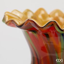 Alternative view of Vaso da Design Macula Arancione in Vetro 37,5cm EDG