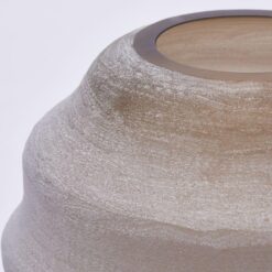 Alternative view of Vaso Nuvola Nocciola in Vetro 29cm EDG