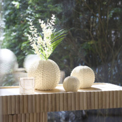 Alternative view of Vaso Riccio di Mare in Ceramica 14cm LIGHT & LIVING