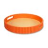 Vassoio arancione in MDF WD Lifestyle. Moderno, resistente e pratico, ideale per servire colazioni, aperitivi e decorare la casa con un tocco di colore.