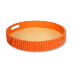 Vassoio arancione in MDF WD Lifestyle. Moderno, resistente e pratico, ideale per servire colazioni, aperitivi e decorare la casa con un tocco di colore.