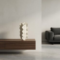 Alternative view of Vaso Scultura Crema in Resina 62cm SAVINO COLLECTION