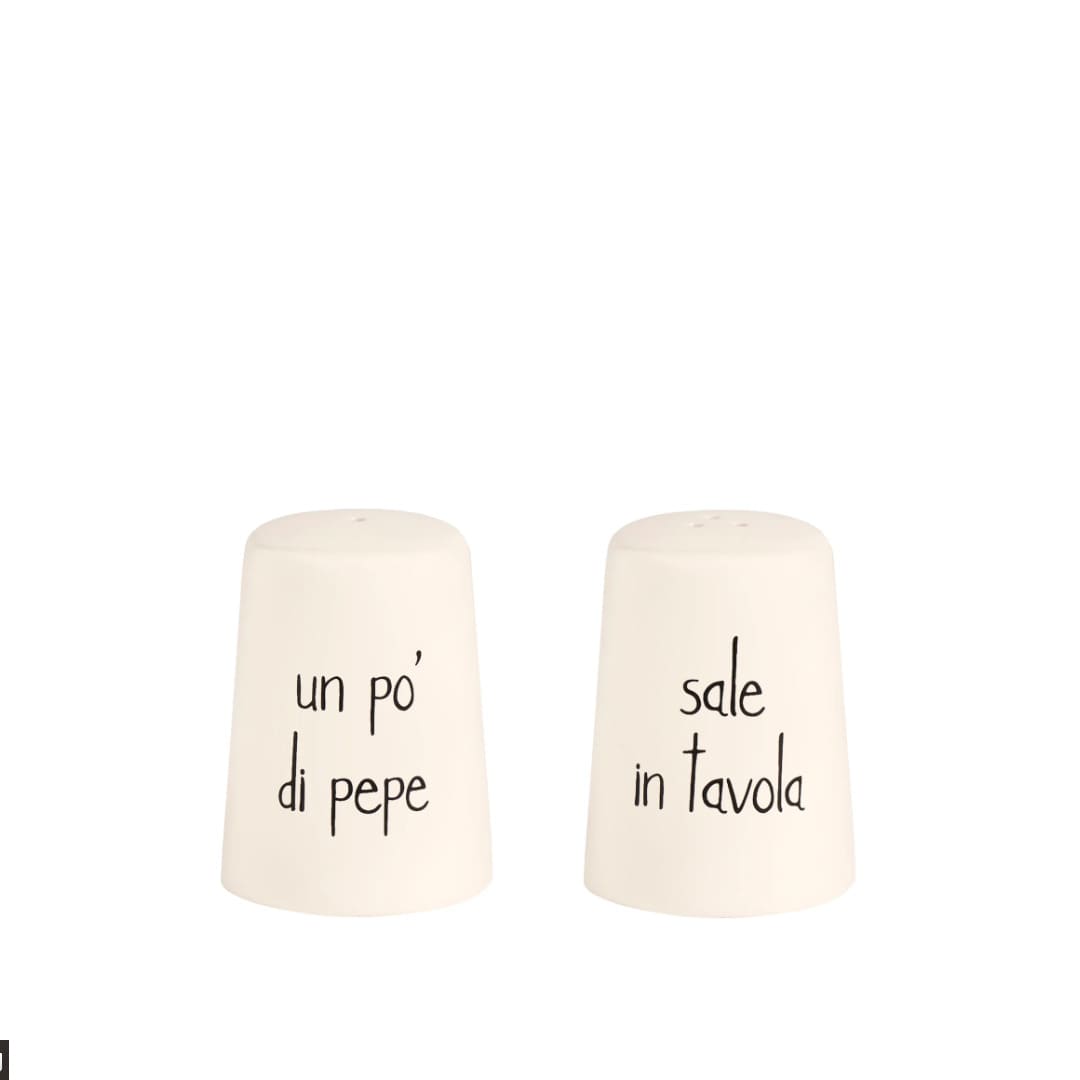 Set Sale e Pepe “Sale in tavola Metti un po’ di pepe” SIMPLE DAY - immagine 2
