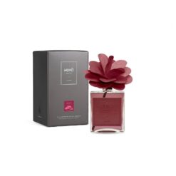 Diffusore Camelia MUHÀ 500 ml Melograno: fiore in legno, profumazione fruttata e vivace, ideale per ambienti grandi. Scopri tutte le fragranze