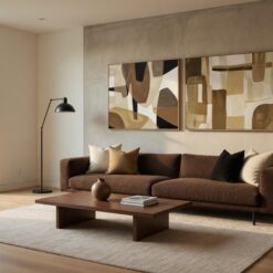 Alternative view of Quadro Astratto Forme di Terra SAVINO COLLECTION