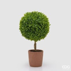 Pianta artificiale bosso EDG 52 cm con vaso in terracotta. Realistica, elegante e perfetta per ogni ambiente.