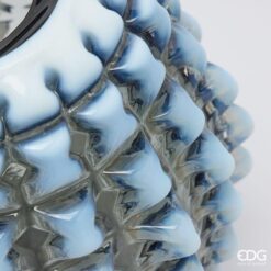 Alternative view of Vaso Design in Vetro Sfera a Punte Azzurro EDG