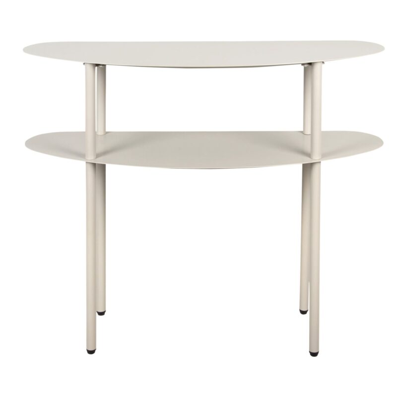 Console in metallo beige Present Time 28x72,5 cm: design minimale, struttura robusta e finiture premium. Perfetta per ingresso, corridoio e living.