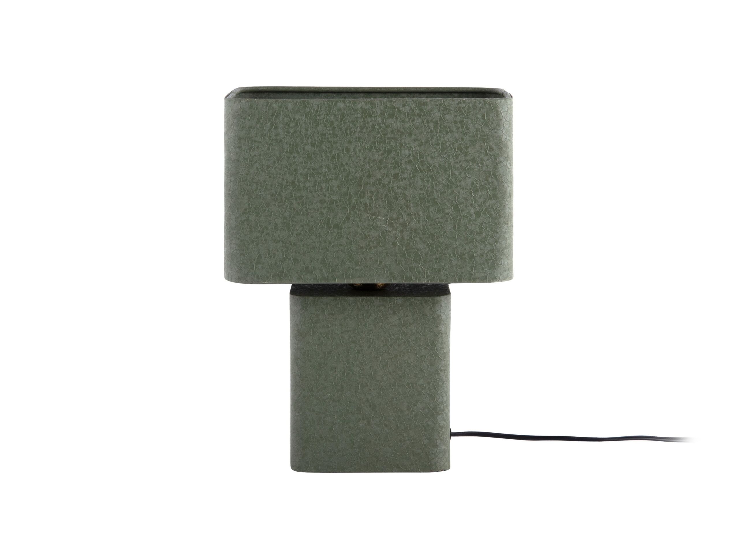 Lampada da tavolo in metallo verde Present Time: design elegante, luce calda e materiali premium. Ideale per scrivania e comodino