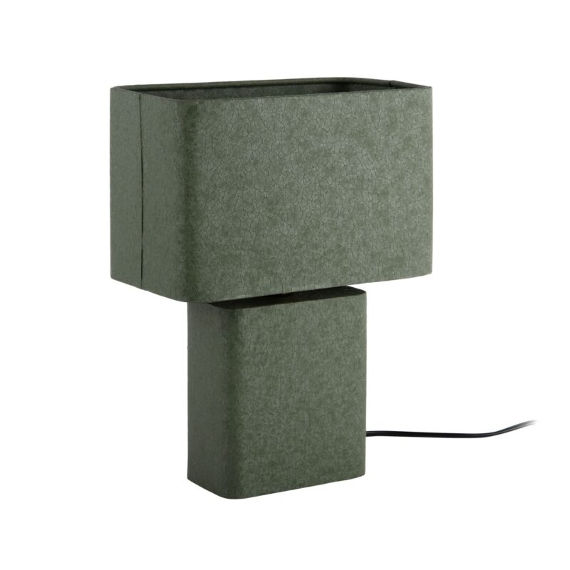 Lampada da tavolo in metallo verde 14×33 PRESENT TIME - immagine 3