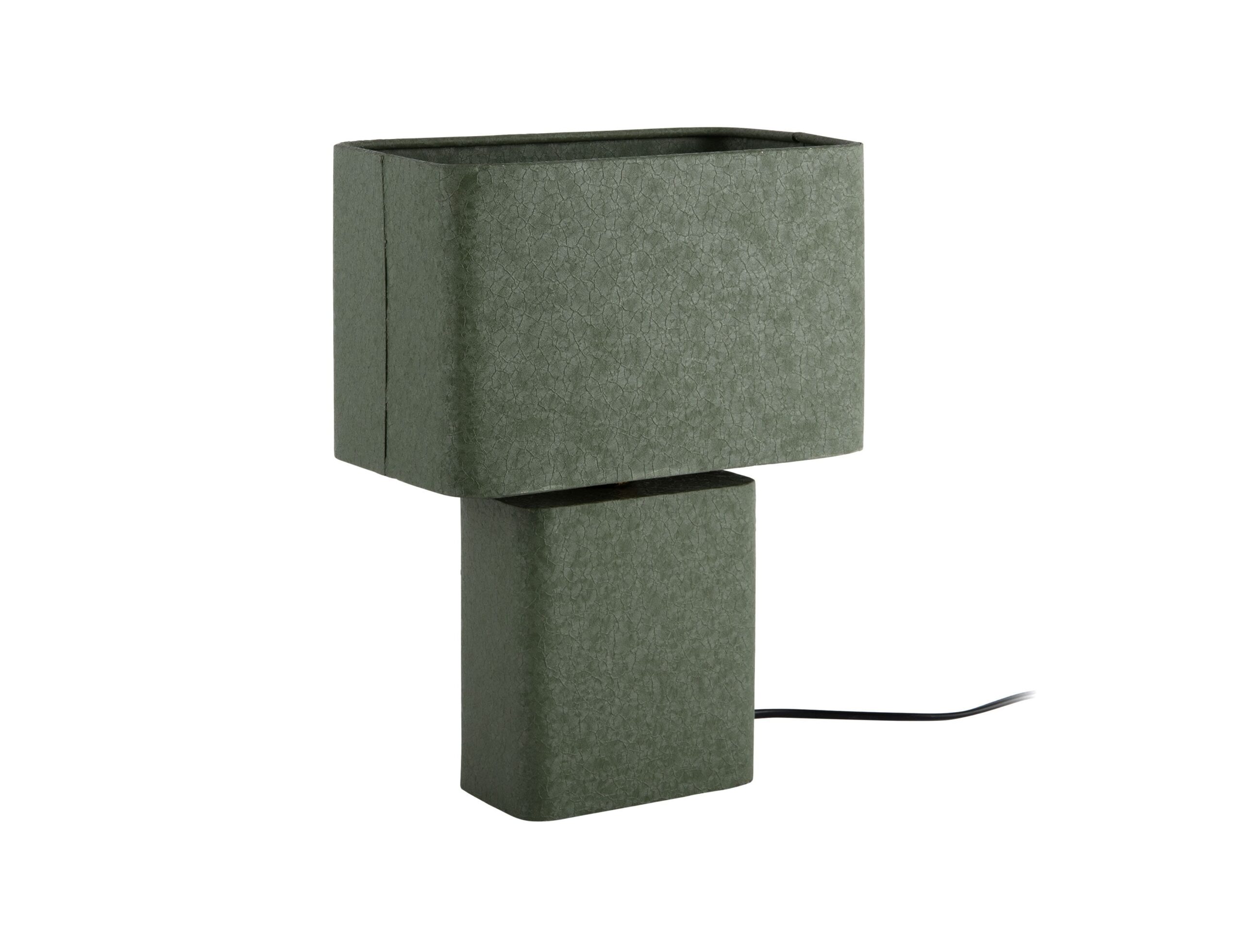 Lampada da tavolo in metallo verde 14×33 PRESENT TIME - immagine 3