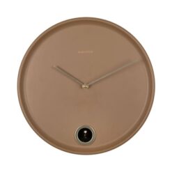 Orologio a cucù in ferro 30cm marrone PRESENT TIME: design industriale, finiture premium e pendolo elegante. Perfetto per casa e ufficio, regala carattere e durata.!