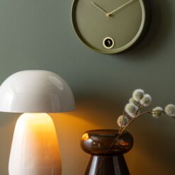 Alternative view of Orologio a cucù in ferro 30cm verde PRESENT TIME