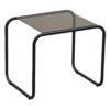 Tavolino Coffee Table in metallo e vetro nero Present Time: design moderno e raffinato, resistente e pratico. Eleganza discreta per ogni ambiente.