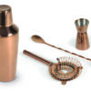 Set cocktail WD Lifestyle in acciaio inox rose gold con shaker, jigger, strainer e cucchiaio. Elegante e completo. Acquista su Savino Arte e Design!