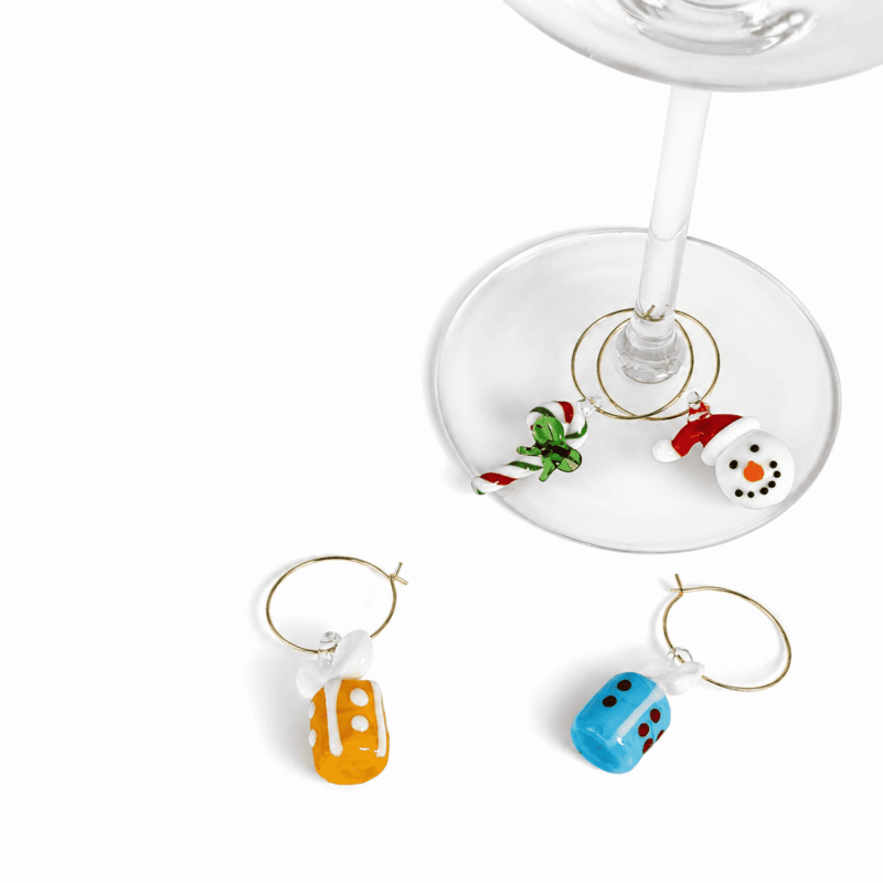 Alternative view of WD Lifestyle Set 6 Segnaposto in Vetro Borosilicato Pacchetti Regalo di Natale