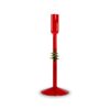 Portacandela natalizio in vetro borosilicato rosso WD Lifestyle con decoro Albero di Natale fatto a mano. Acquista su Savino Arte e Design!