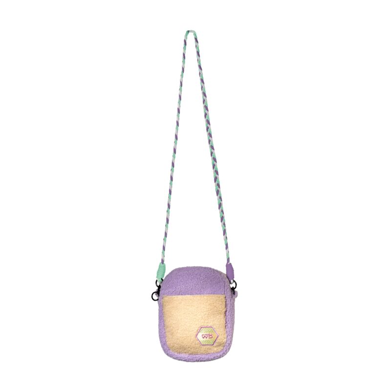 Alternative view of WD Lifestyle Borsa a Tracolla in Tessuto Effetto Bouclè Teddy
